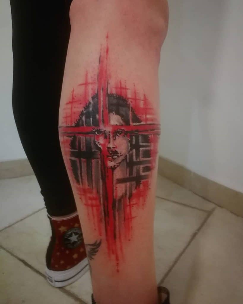 Tatuaje Trash Polka Mujer Aterradora