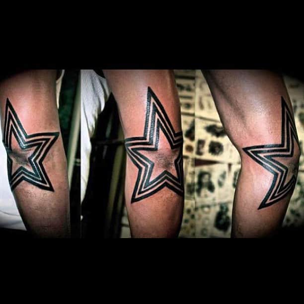 Codo estrella tatuaje 1