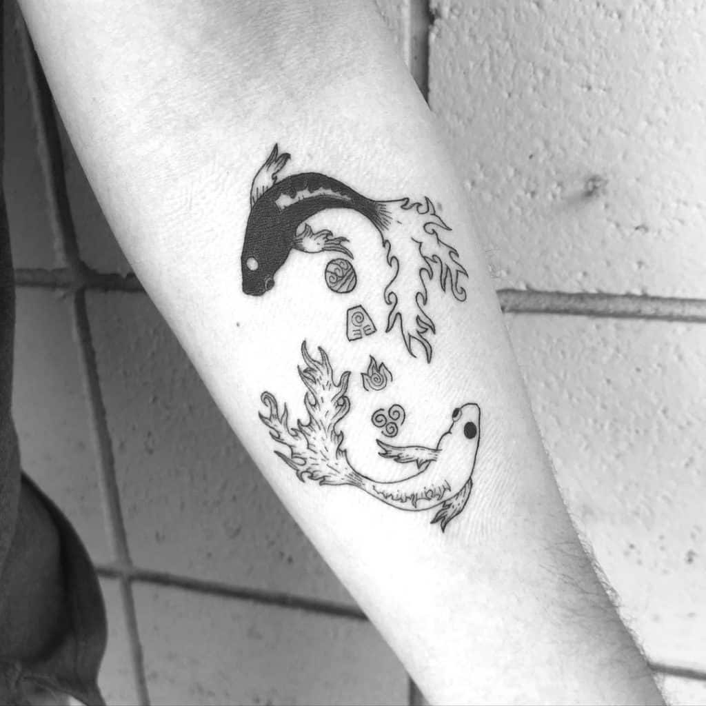 tatuaje de pez koi 2