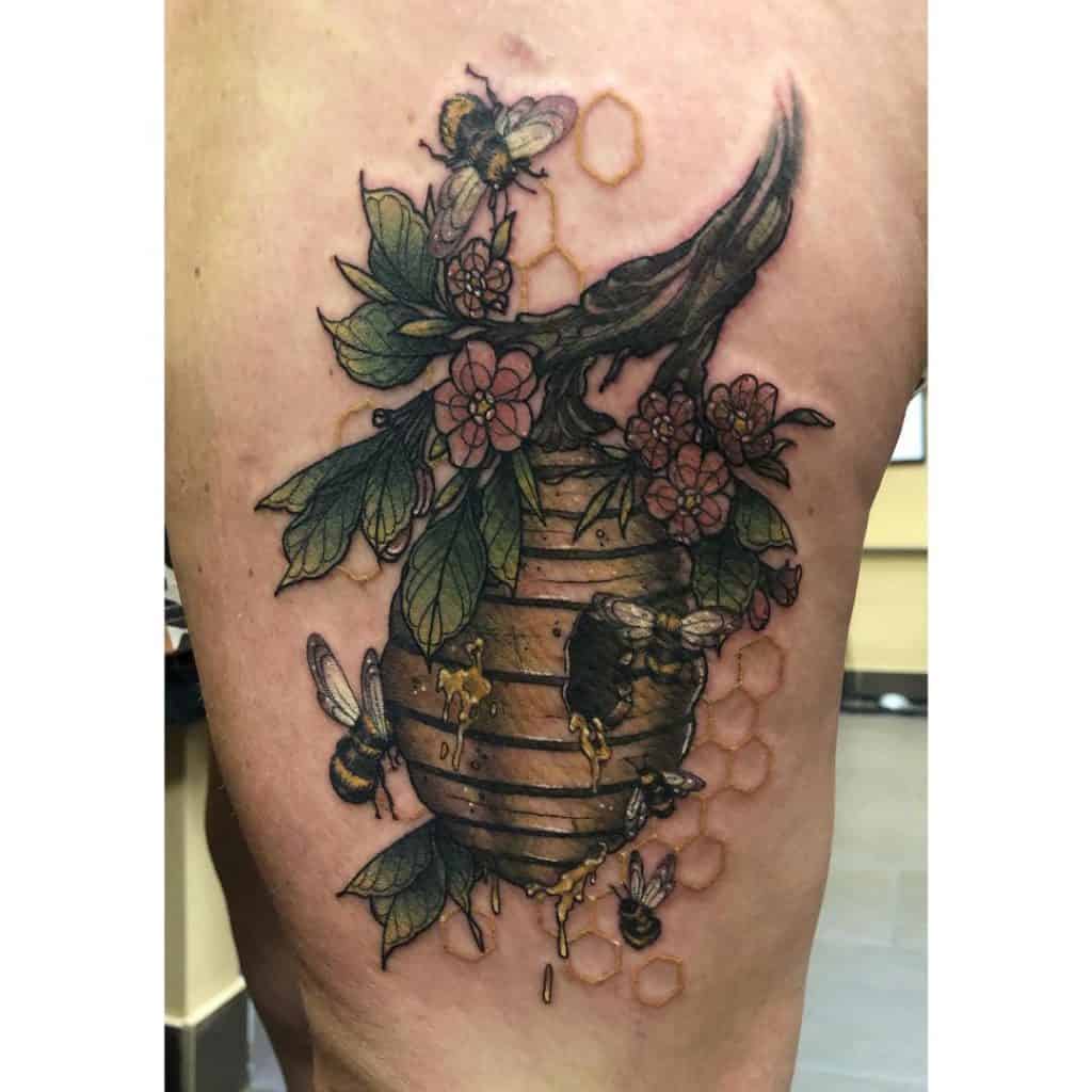 Tatuaje de colmena 2