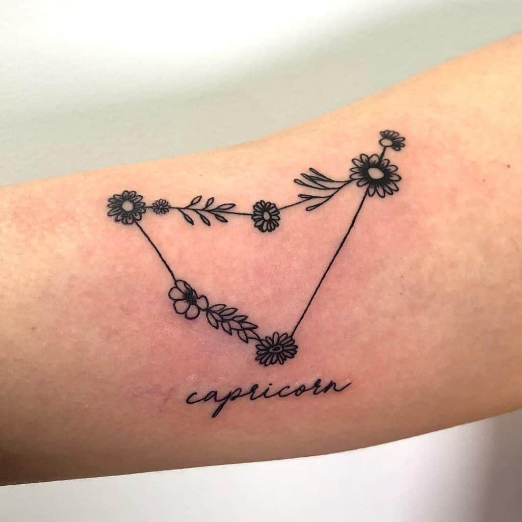 Tatuaje de la constelación de Capricornio 3
