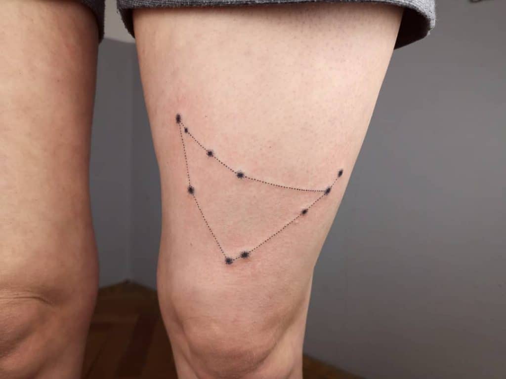 Tatuaje de la constelación de Capricornio 2