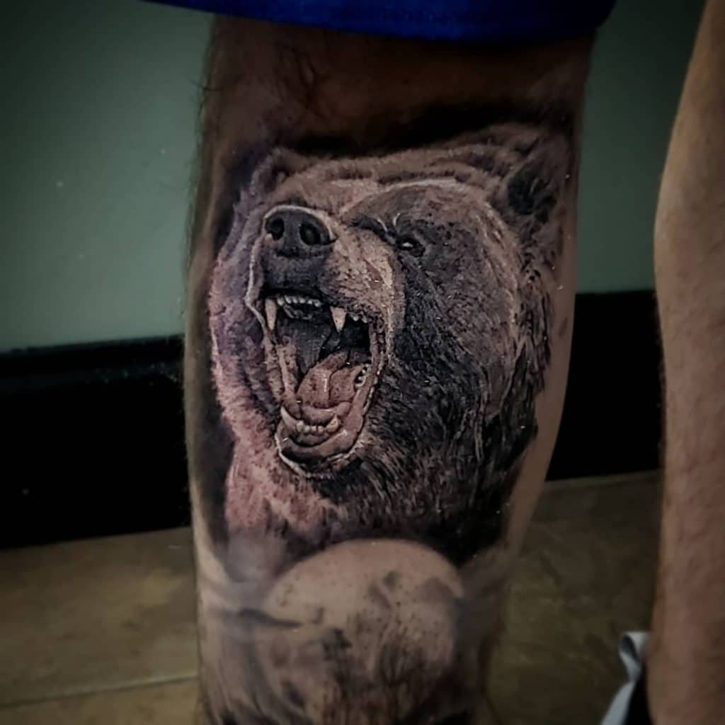 tatuaje de oso