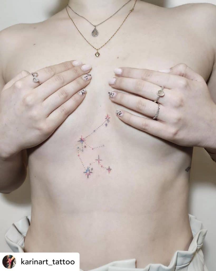 Tatuajes de la constelación de Acuario 3