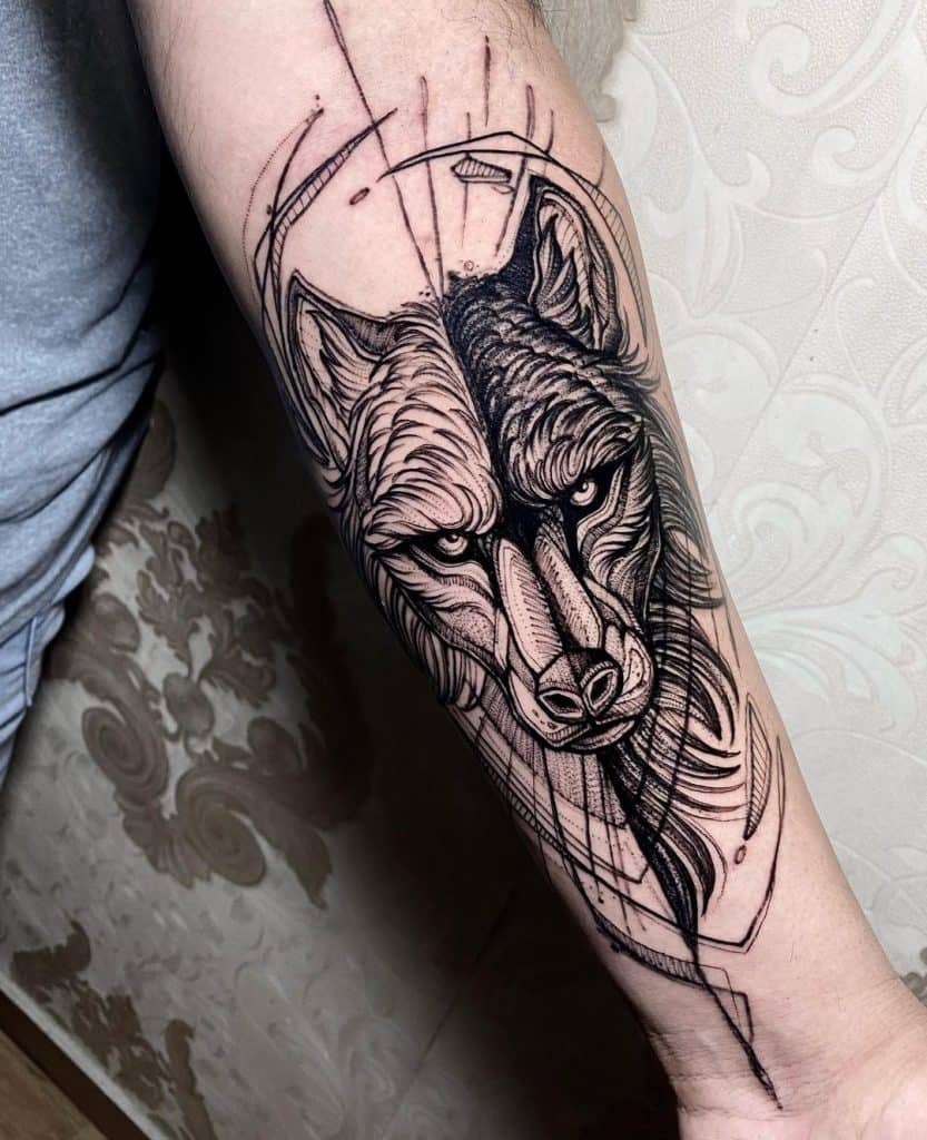 tatuajes de lobos 1
