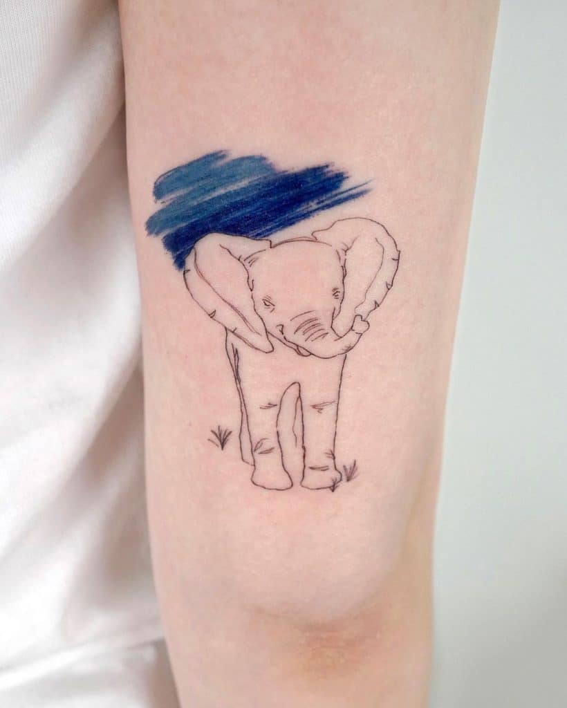 tatuajes de elefantes 1