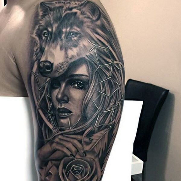 1656837275 559 125 tatuajes de lobos alucinantes y su significado