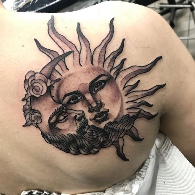 1656967893 473 85 alucinantes tatuajes de sol y luna y su significado