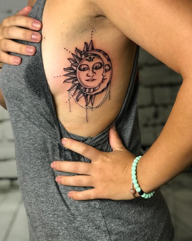 1656967893 726 85 alucinantes tatuajes de sol y luna y su significado