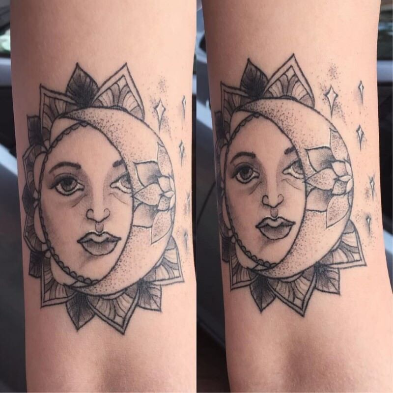1656967896 957 85 alucinantes tatuajes de sol y luna y su significado