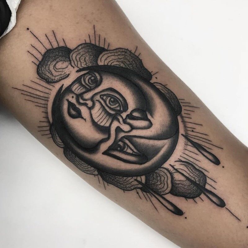 1656967898 274 85 alucinantes tatuajes de sol y luna y su significado
