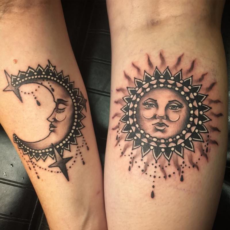 1656967898 413 85 alucinantes tatuajes de sol y luna y su significado