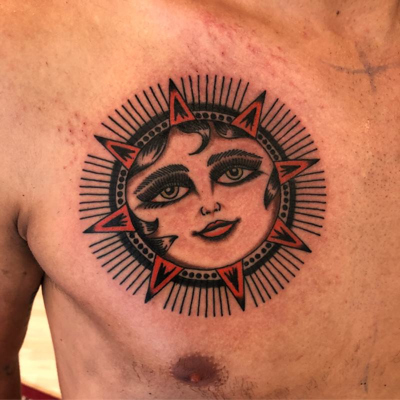 1656967899 61 85 alucinantes tatuajes de sol y luna y su significado
