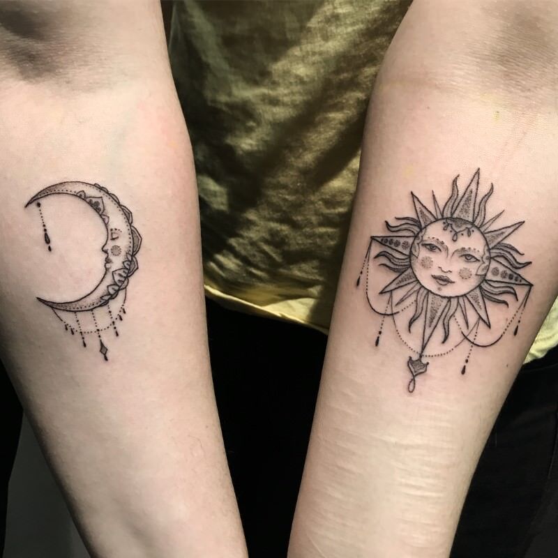 1656967901 145 85 alucinantes tatuajes de sol y luna y su significado