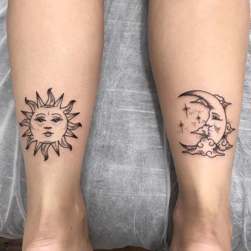 1656967901 894 85 alucinantes tatuajes de sol y luna y su significado
