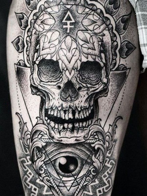 1656992378 631 75 tatuajes de calaveras alucinantes y su significado