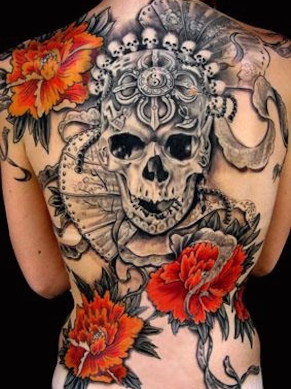 1656992378 989 75 tatuajes de calaveras alucinantes y su significado