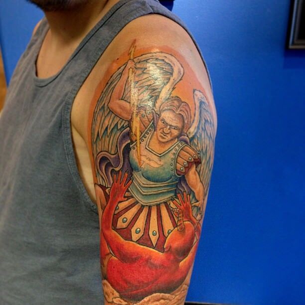1657026023 953 75 alucinantes tatuajes de San Miguel y su significado