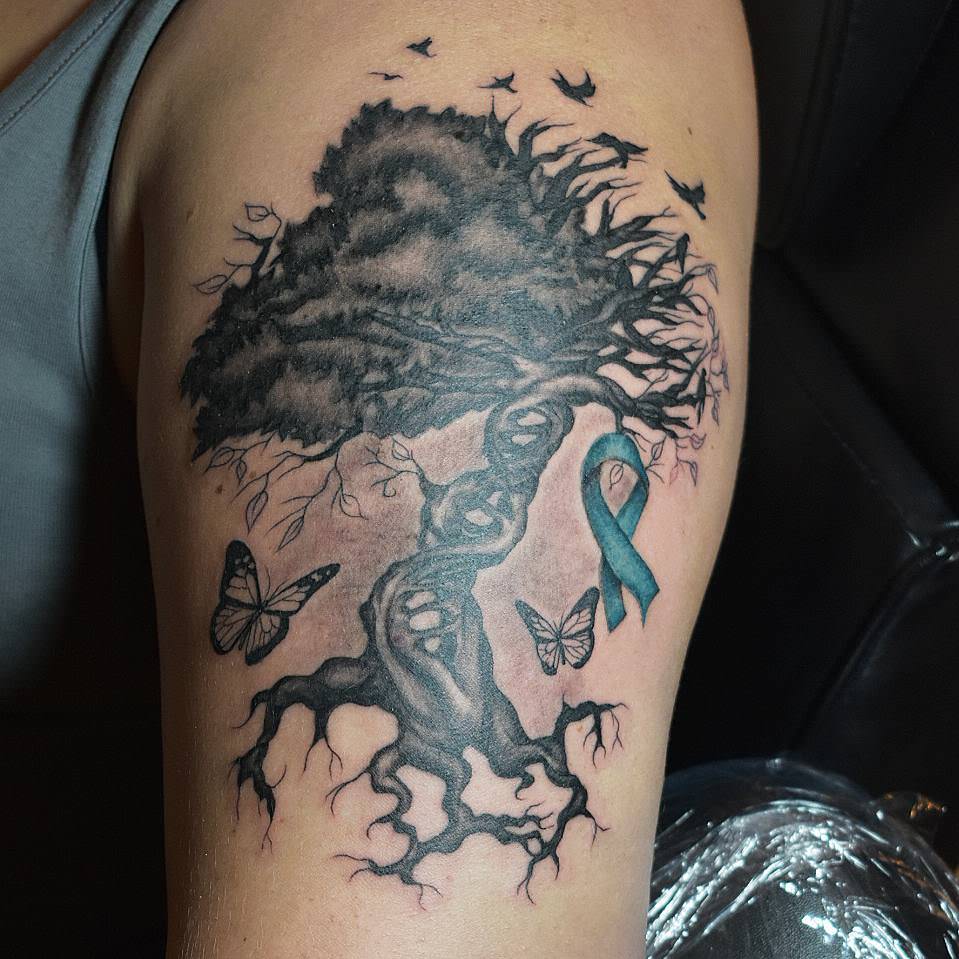 1657042516 372 85 hermosos tatuajes de cintas de cancer y su significado