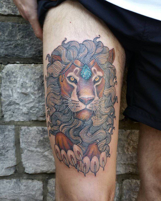 1657173464 622 85 tatuajes de leones alucinantes y su significado
