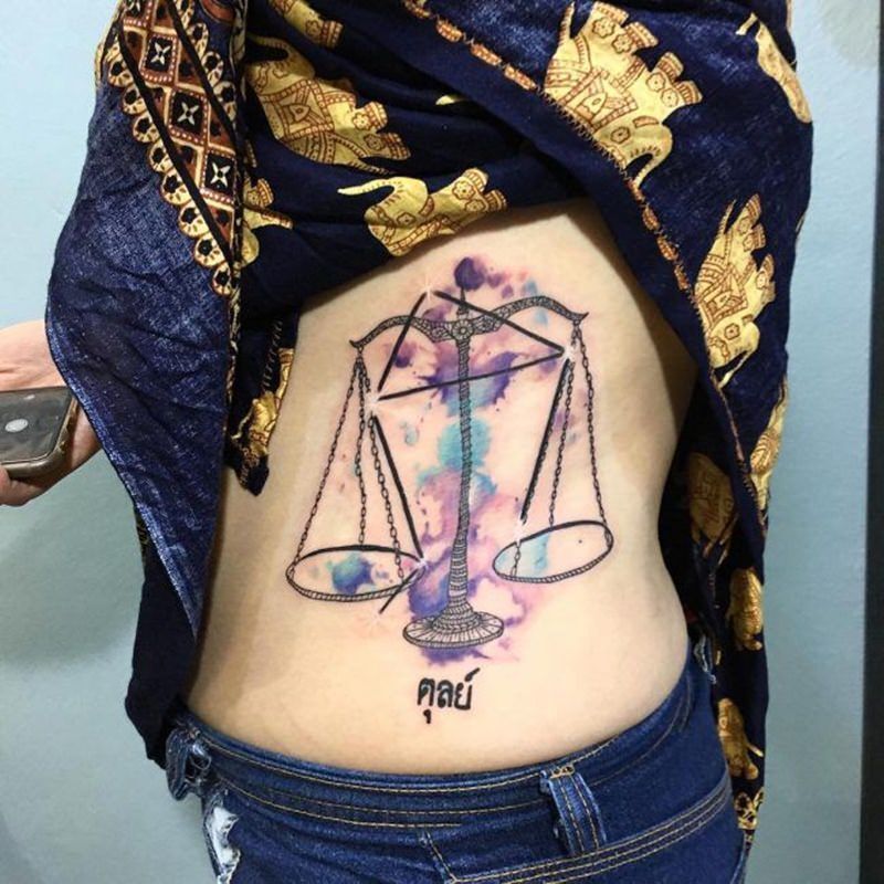 1657174176 463 115 alucinantes tatuajes de Libra y su significado