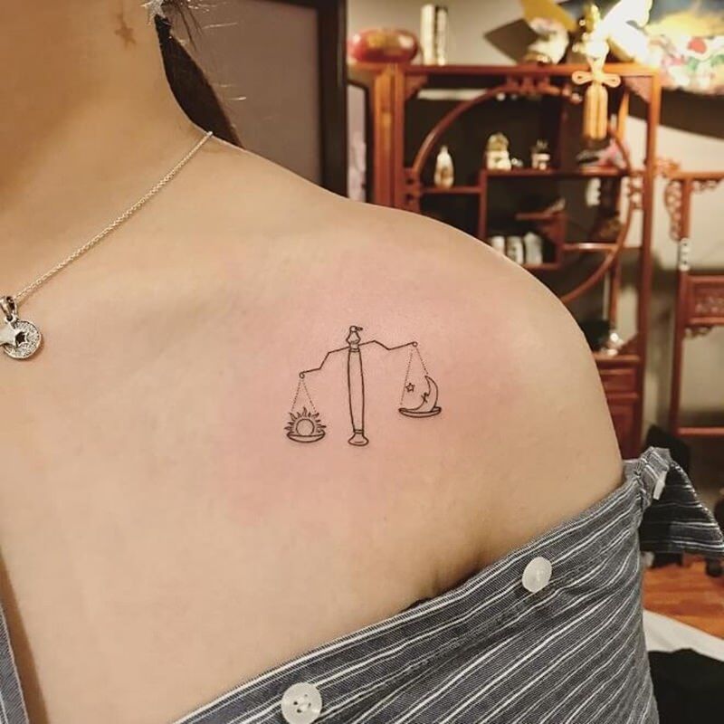 1657174178 840 115 alucinantes tatuajes de Libra y su significado