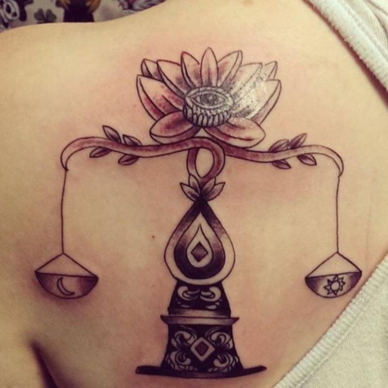 1657174185 441 115 alucinantes tatuajes de Libra y su significado