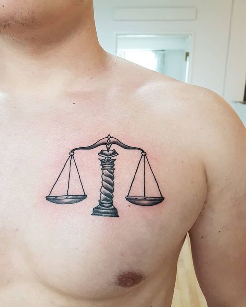 1657174185 911 115 alucinantes tatuajes de Libra y su significado