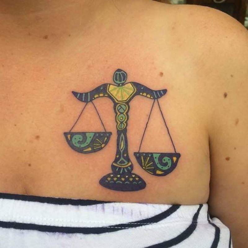 1657174187 718 115 alucinantes tatuajes de Libra y su significado