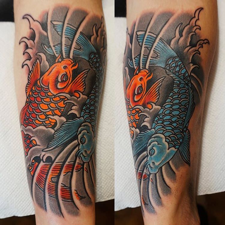 1657187882 319 65 alucinantes tatuajes de peces koi y su significado