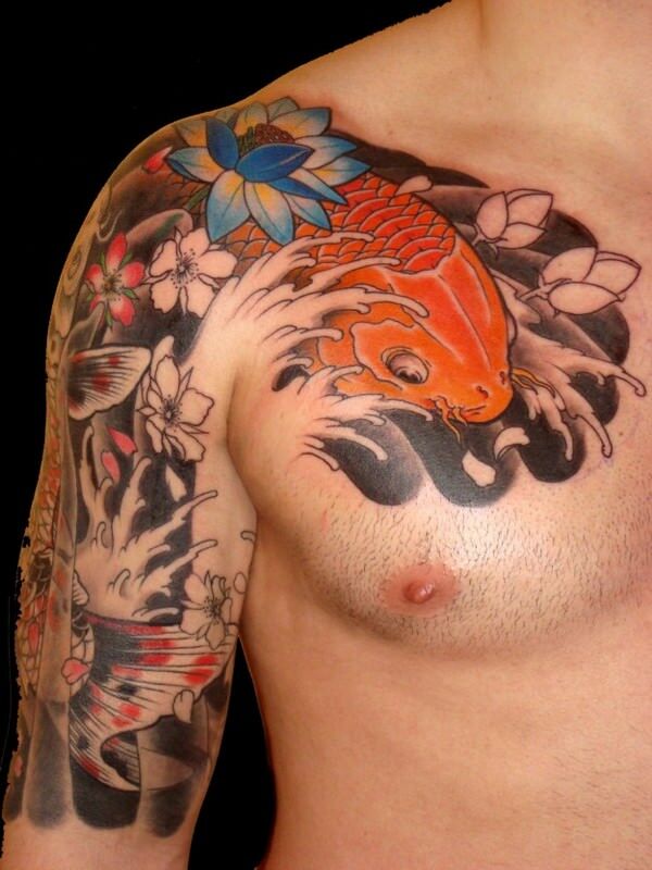 1657187883 185 65 alucinantes tatuajes de peces koi y su significado