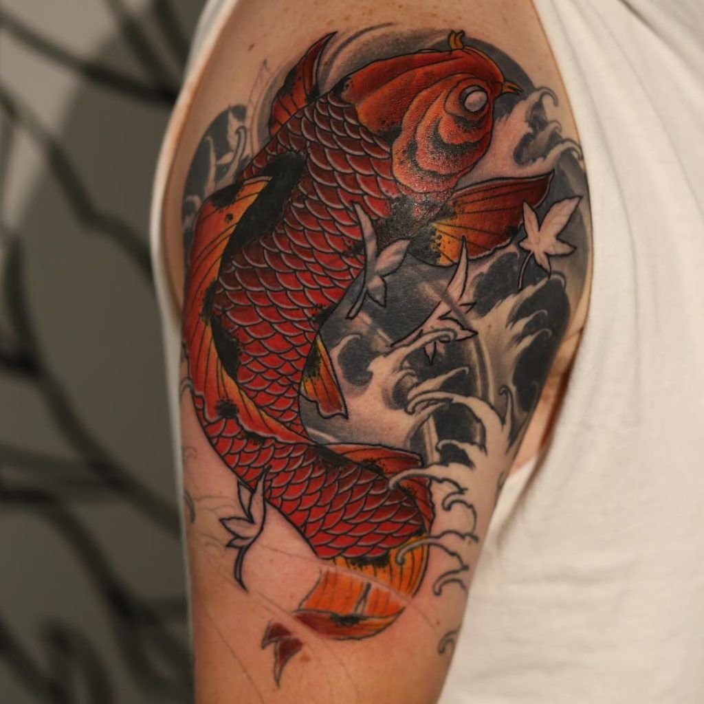 1657187883 878 65 alucinantes tatuajes de peces koi y su significado