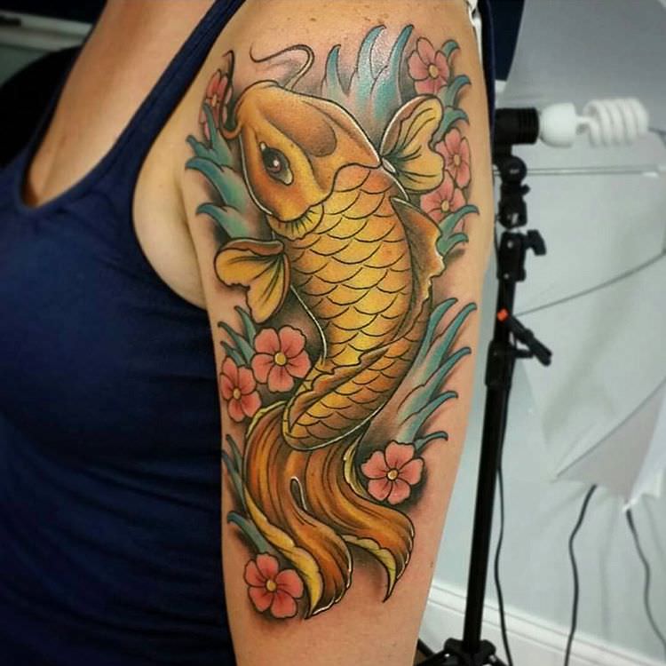 1657187884 458 65 alucinantes tatuajes de peces koi y su significado