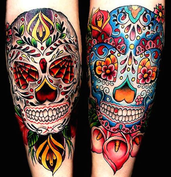 1657423173 40 75 alucinantes disenos de tatuajes del Dia de los Muertos