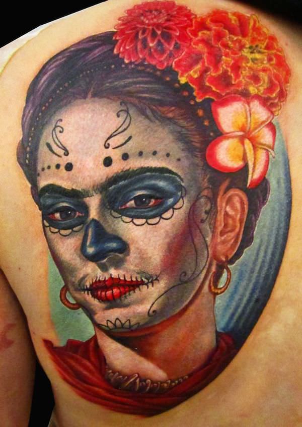 1657423174 765 75 alucinantes disenos de tatuajes del Dia de los Muertos