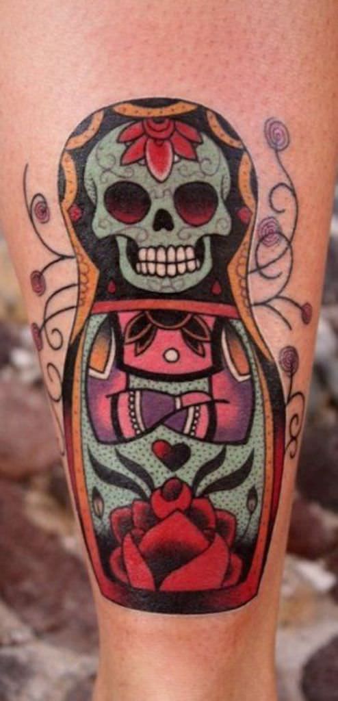 1657423176 148 75 alucinantes disenos de tatuajes del Dia de los Muertos