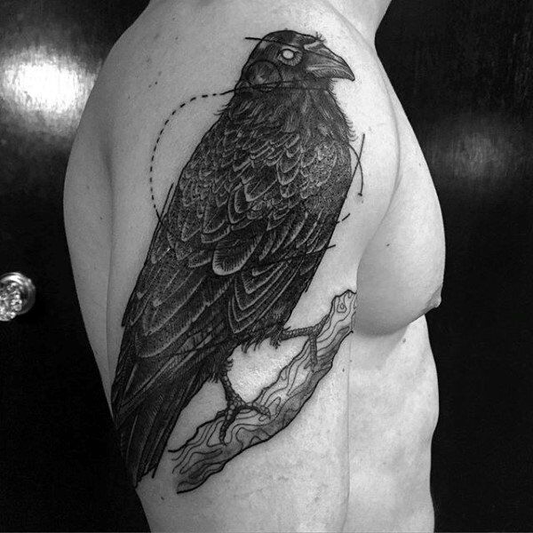1657441090 864 105 tatuajes de cuervos alucinantes y su significado