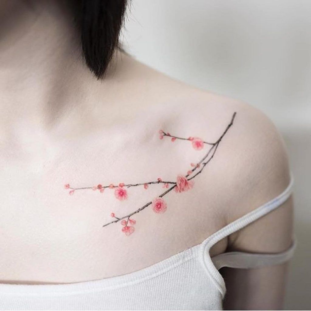 1657464006 361 75 asombrosos tatuajes de flores de cerezo y su significado