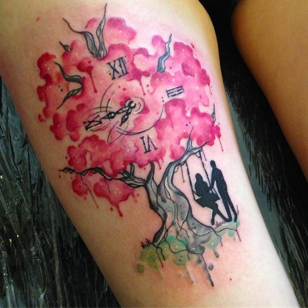 1657464007 762 75 asombrosos tatuajes de flores de cerezo y su significado