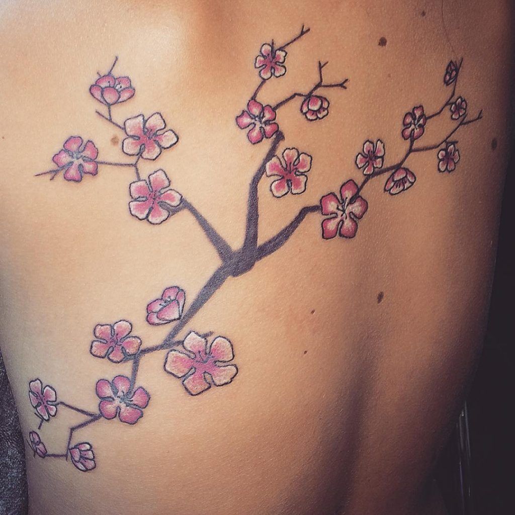 1657464010 226 75 asombrosos tatuajes de flores de cerezo y su significado