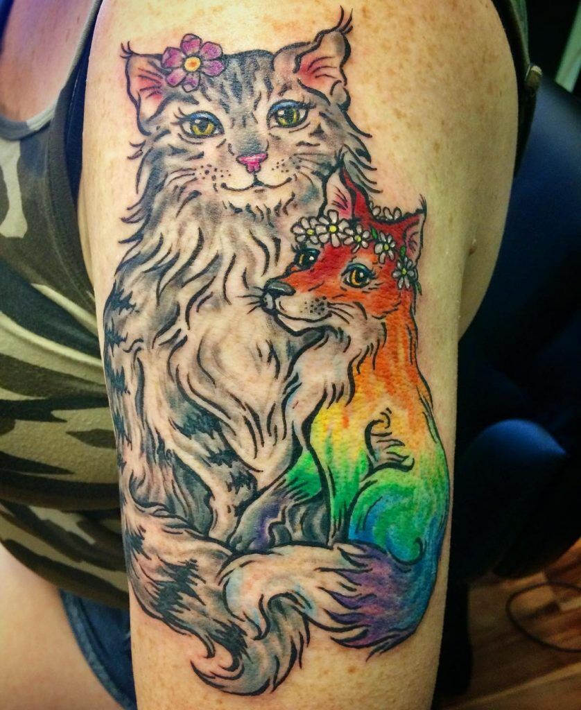 1657466486 53 135 tatuajes de gatos alucinantes y su significado