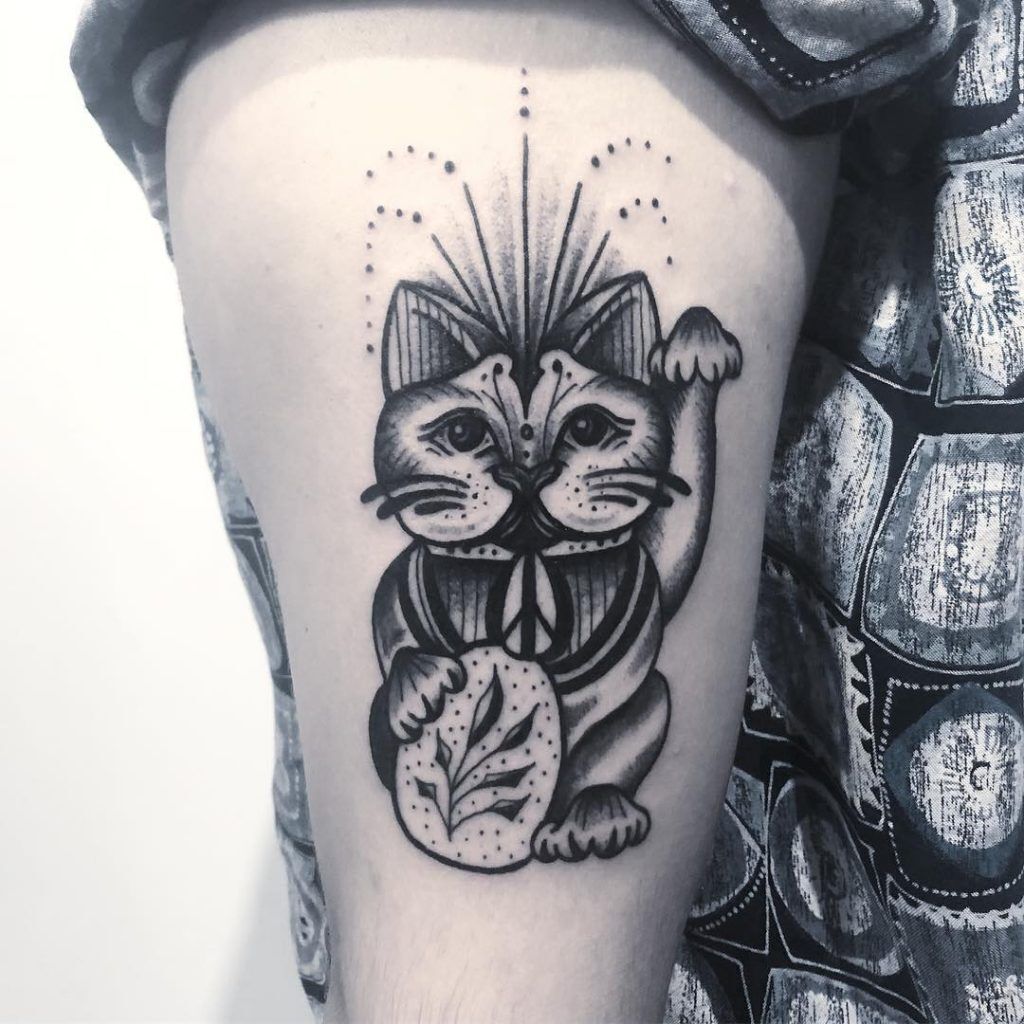 1657466489 875 135 tatuajes de gatos alucinantes y su significado
