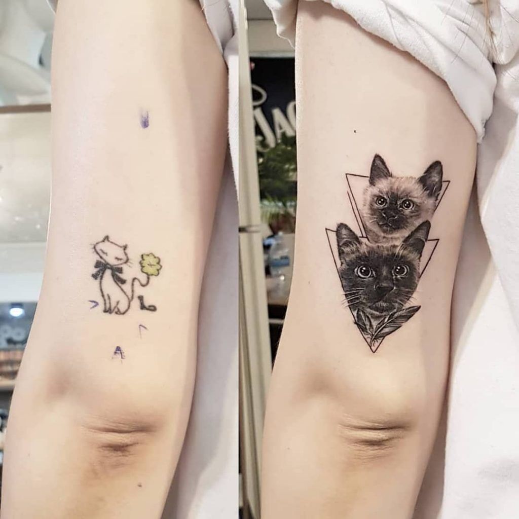 1657466499 859 135 tatuajes de gatos alucinantes y su significado