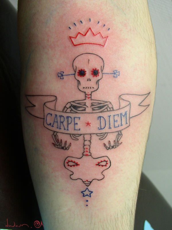 1657474808 755 65 alucinantes tatuajes de Carpe Diem y su significado