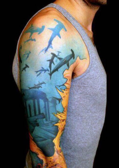 1657518120 936 85 tatuajes de tiburones alucinantes y su significado