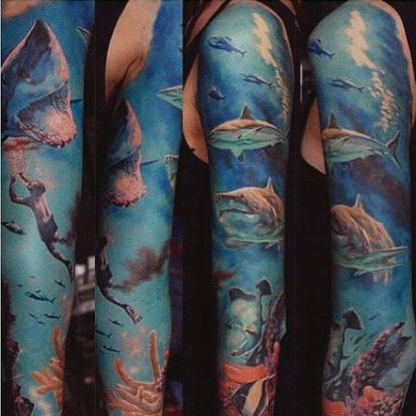 1657518126 639 85 tatuajes de tiburones alucinantes y su significado