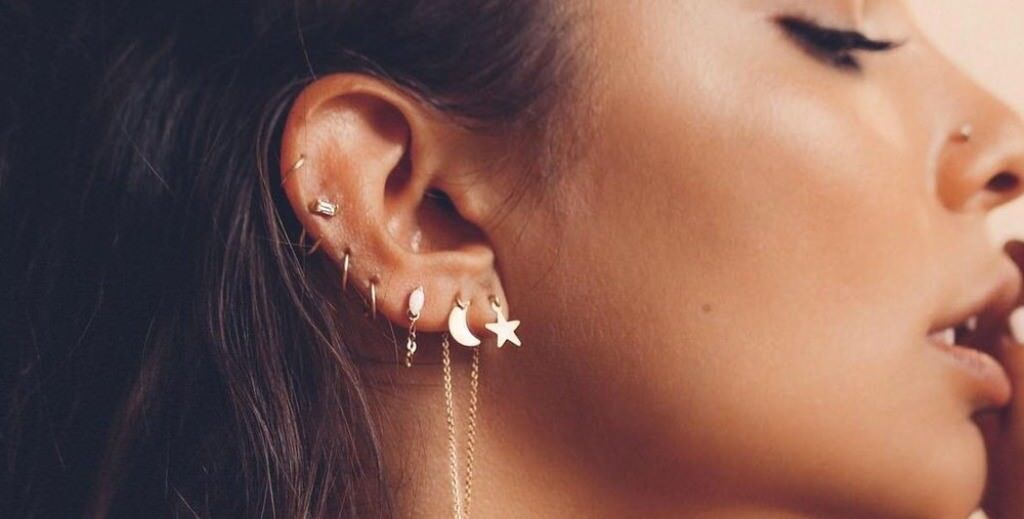 18 tipos de piercings en las orejas para cada estilo