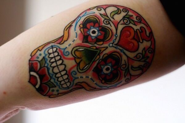 85 tatuajes de calaveras de azucar alucinantes y su significado