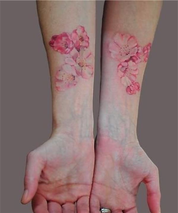 85 tatuajes de flores alucinantes y su significado