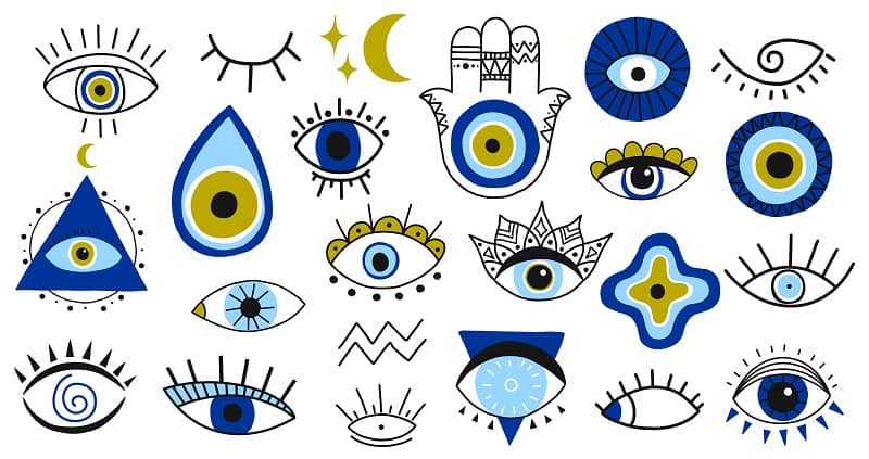 ¿Qué simboliza un tatuaje de mal de ojo?